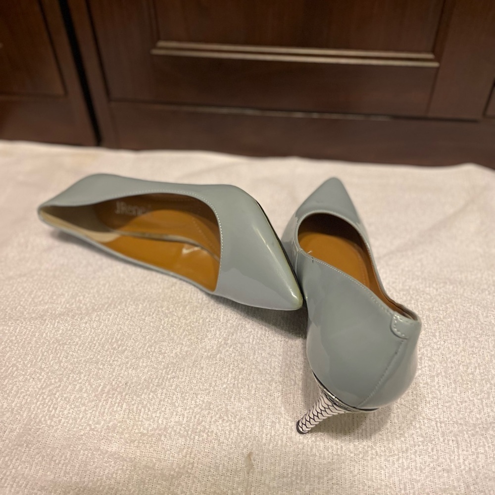 J.Renee  Pointed Toes Pumps Size 8  Pl I’d Blue - Picture 6 of 10